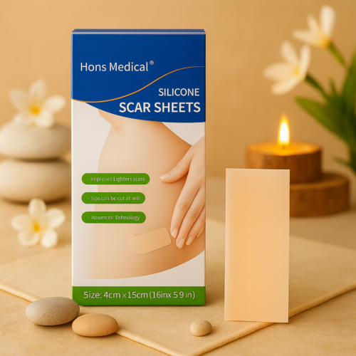 Un Parche de Silicona para cicatrices 15cmx4cm Hons medical