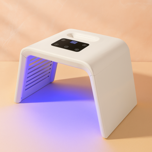 Luz led facial con vapor 7 colores